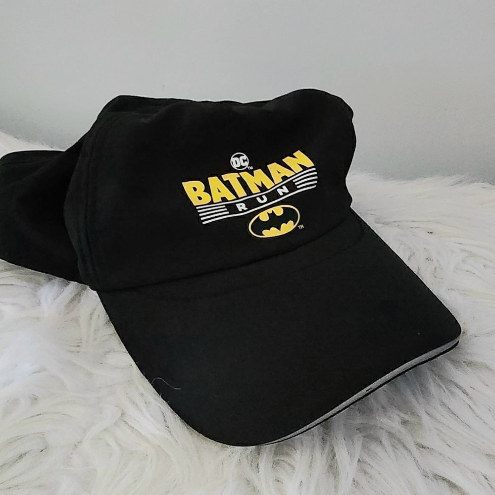 DC batman run trucker hat ball cap adjustable